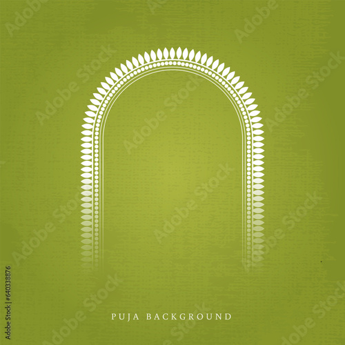 Hindu Festival Durga Puja Border Decorations, Durga Puja Frame, Durga Puja Background