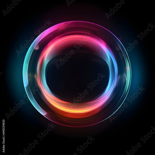 Licht und Farben: Die Magie eines gläsernen Kreises