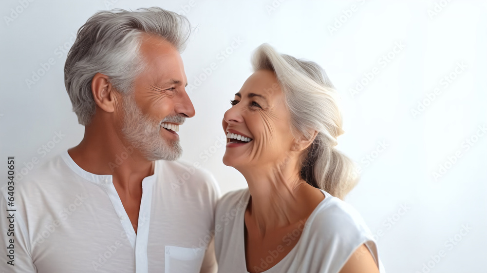 Beautiful mid age senior couple. Elderly love and friendship. Beautiful mid age senior couple. Elderly love and friendship.