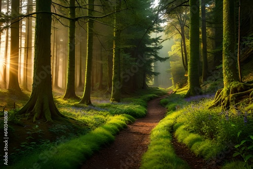 footpath in the forest