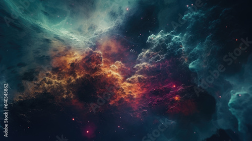 Beautiful cosmic Outer Space. © Matthew