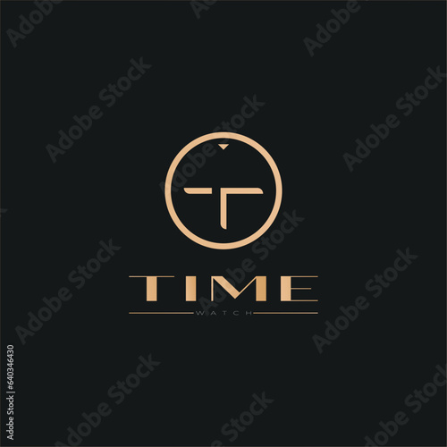 Time Watch logo for elegant timepiece stores