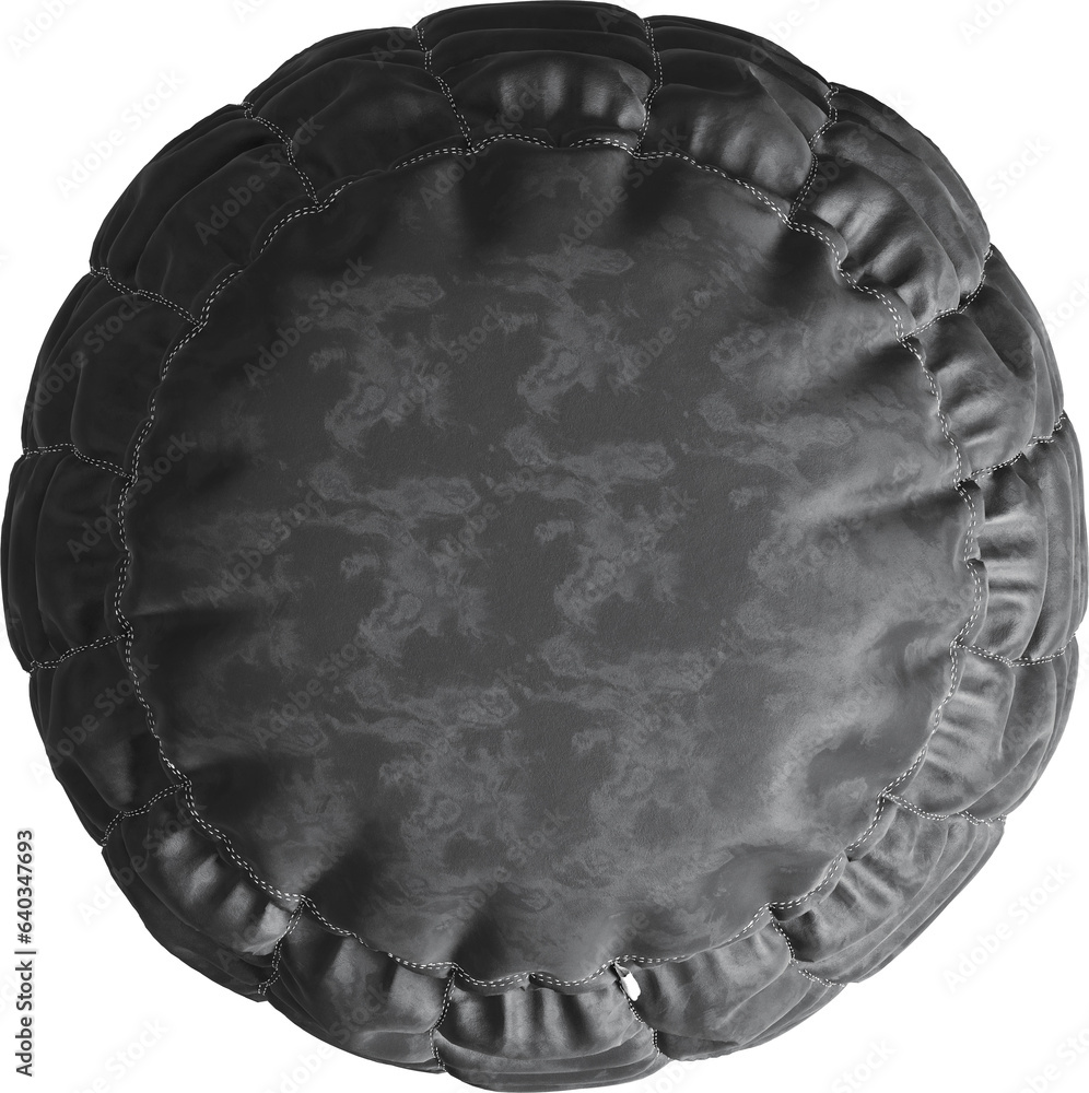 Top view of ottoman Top view of ottoman