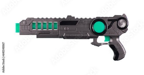 Obraz na płótnie plastic blaster toy isolated on white background