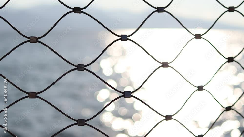 Chain Link Fence and the Sea Chain Link Fence and the Sea