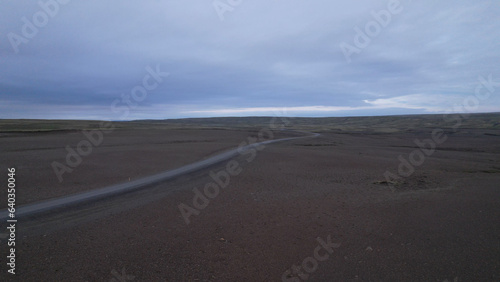 Icelandic F-Road nearby the Stori-Reydarbarmur, a mountain in Grímsnes- og Grafningshreppur, Iceland.