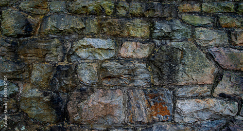 monumental wall from big old stones