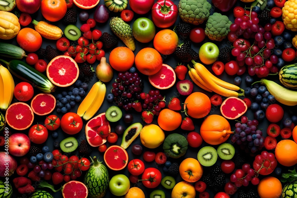 fruits and vegetables Generated Ai fruits and vegetables Generated Ai