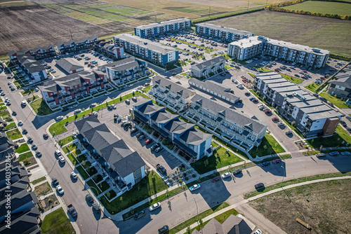 Sweeping Aerial Perspective: Evergreen's Saskatoon, Saskatchewan Essence