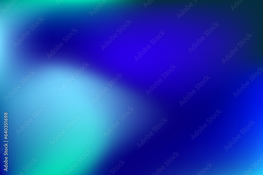 Gradient, dark blue tones. Shades of blue, blue, green colors. Space, galaxies. Night sky. Universe Vector,