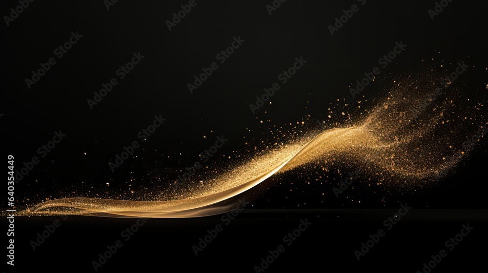 custom made wallpaper toronto digitalAn image of a wave of gold dust floating gracefully in the air.