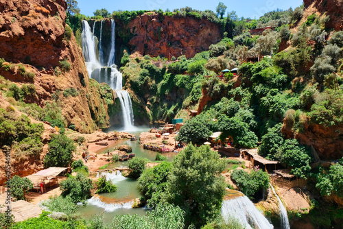 Fototapeta Naklejka Na Ścianę i Meble -  Ouzoud waterfalls in North Africa