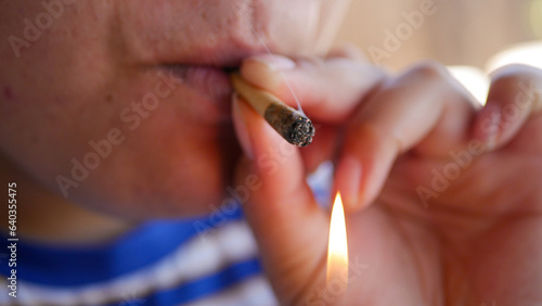 a person with a joint