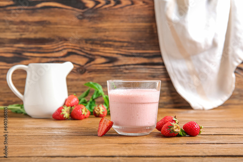 Healthy strawberry smoothie...