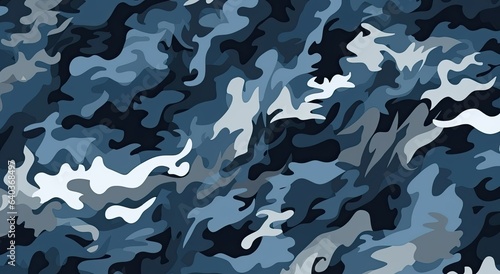Navy camouflage pattern in a modern and unique style