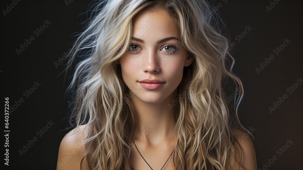 portrait of an regular classy 25 years old women with long blond hair portrait of an regular classy 25 years old women with long blond hair