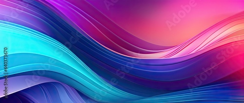 an abstract colored background made up of waves Generative AI