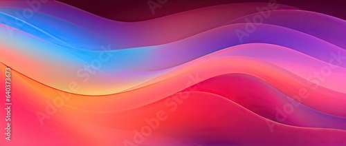 a colorful glowing gradient background with black lines Generative AI
