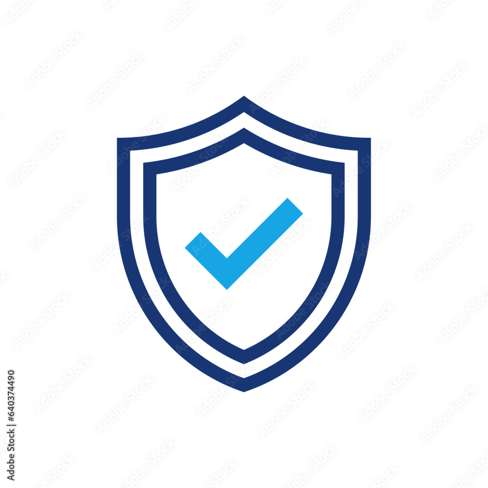 Shield with check mark icon Shield with check mark icon