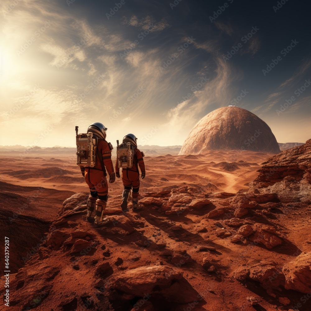 Humans on Mars fascinating concept of interplanetary exploration