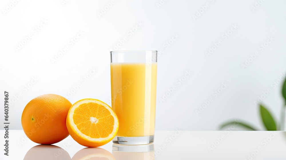 glass of orange juice