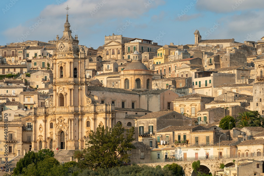 Veduta del Duomo di San Giorgio - Modica - Ragusa - Sicilia - Italia