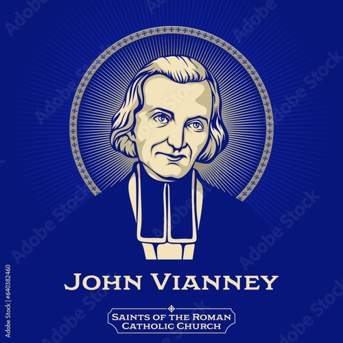 Catholic Saints. John Vianney (1786-1859) was a French Catholic priest who is venerated in the Catholic Church as a saint and as the patron saint of parish priests. photo