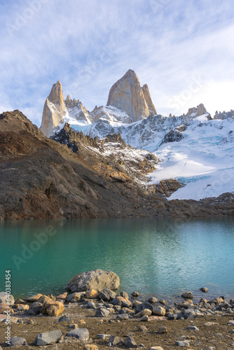 Wallpaper Mural MOUNT FITZ ROY. LAGOON OF THE THREE. EXCURSION IN EL CHALTEN, SANTA CRUZ. ARGENTINE PATAGONIA. Torontodigital.ca
