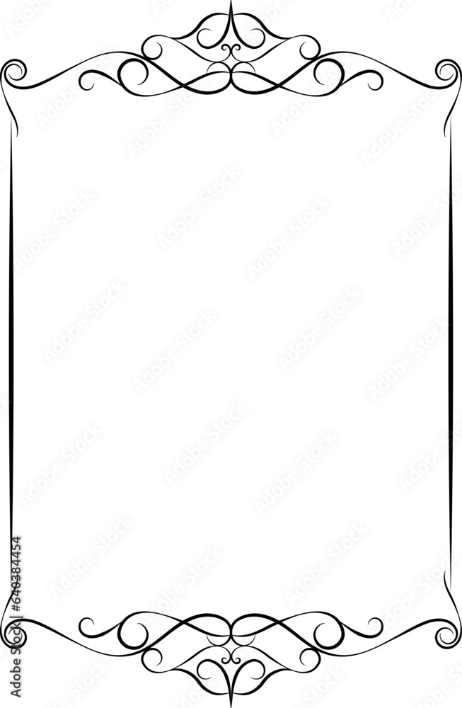 vector frames black on a white background vector frames black on a white background