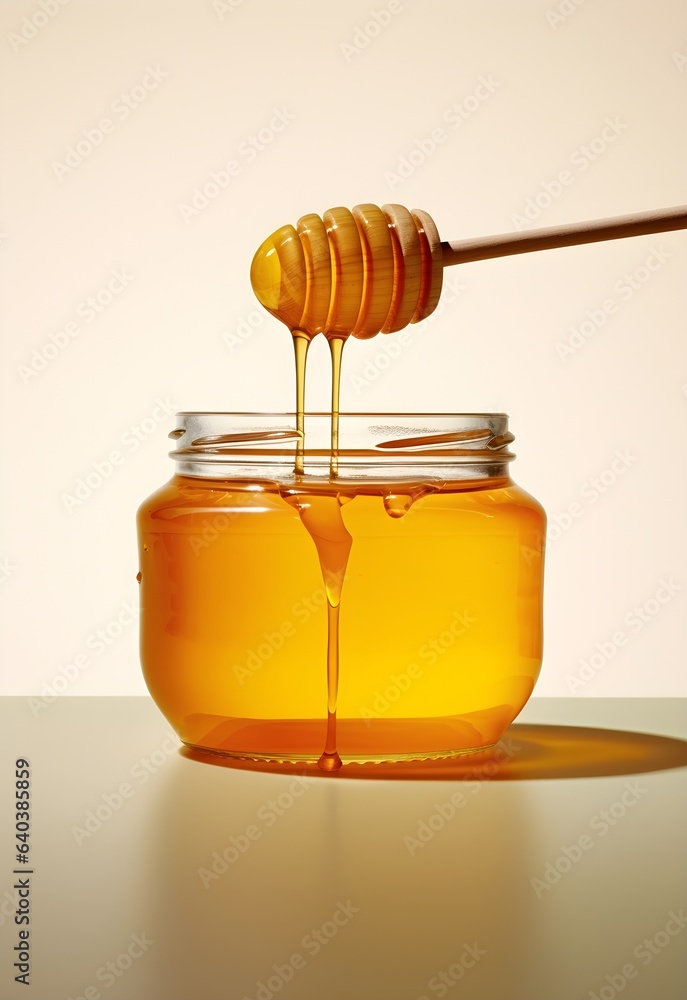 Gilded Sweetness: Pop Art Honey Jar Minimalism Gilded Sweetness: Pop Art Honey Jar Minimalism