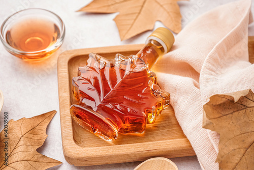Bottle of tasty maple syrup...