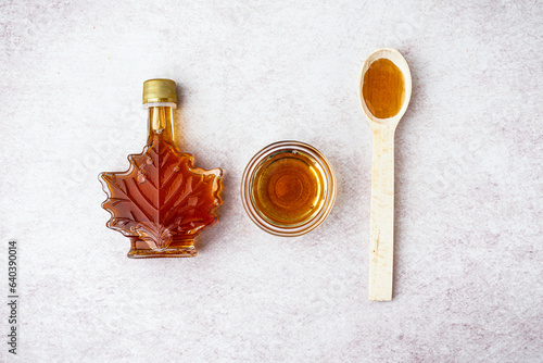 Bottle, bowl and spoon of t...