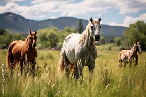 Group of horses in nature © Fotograf