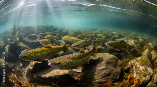 Trout Dynamics: A Researcher's Perfect Backdrop for Presentations and Publications