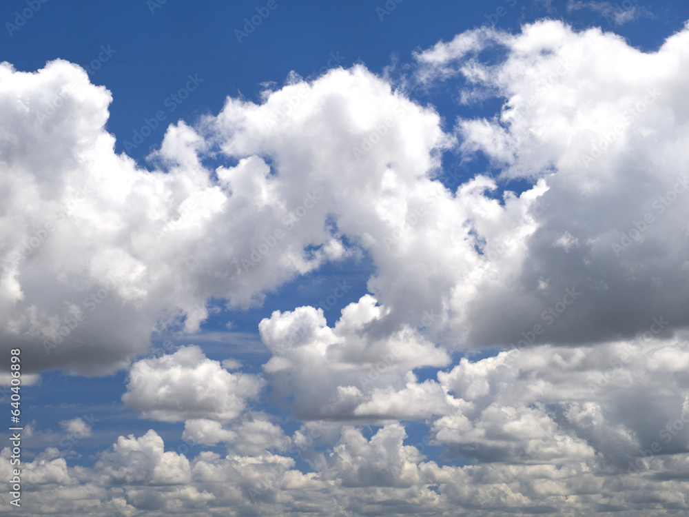 Obraz premium 夏空と雲