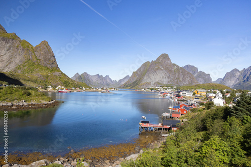 Gravdalsbukta - Reine is a settlement and fishing village in Moskenes municipality,Lofoten in Nordland county.,Norway,Europe photo