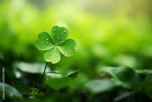 serendipitous charm of ireland: four leaf's luckiest clover, Generative AI
