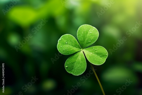 serendipitous charm of ireland: four leaf's luckiest clover, Generative AI