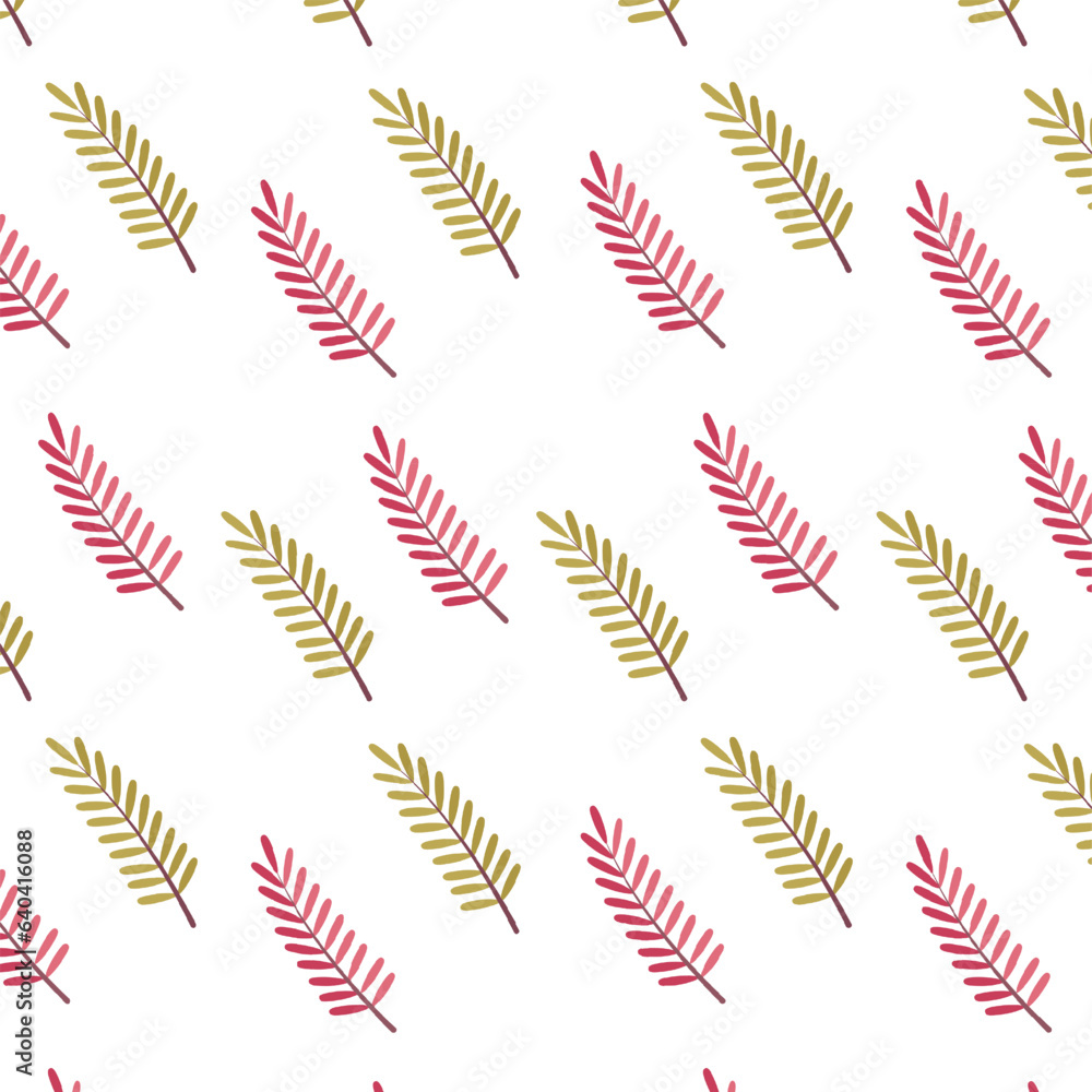 Seamless pattern with colorfull leaves. Autumn pattern in modern flat style. Seamless pattern with colorfull leaves. Autumn pattern in modern flat style.