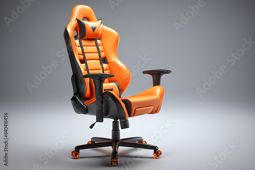 orange gaming chair