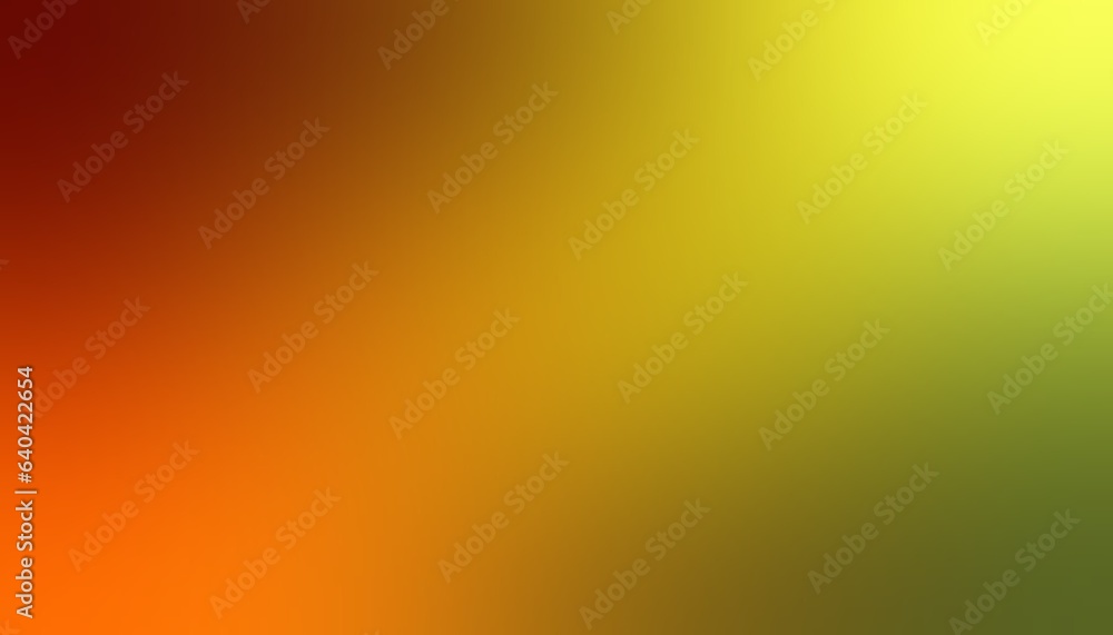 Orange, yellow and green gradient background.