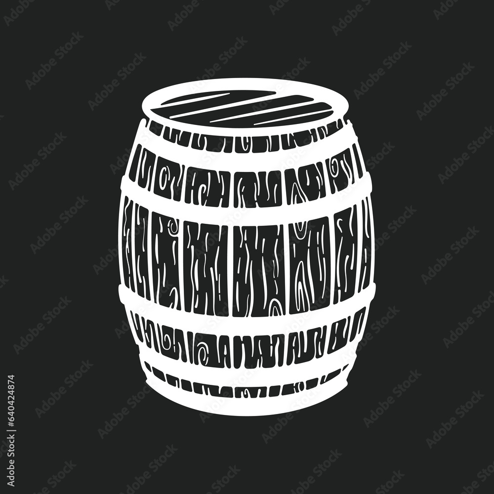 Wine Barrel Vector, Wine Barrel Icon, Wine Cooler, Wood Wine Barrel, Hand Drawn Wine Barrel, Vector Illustration Background Wine Barrel Vector, Wine Barrel Icon, Wine Cooler, Wood Wine Barrel, Hand Drawn Wine Barrel, Vector Illustration Background