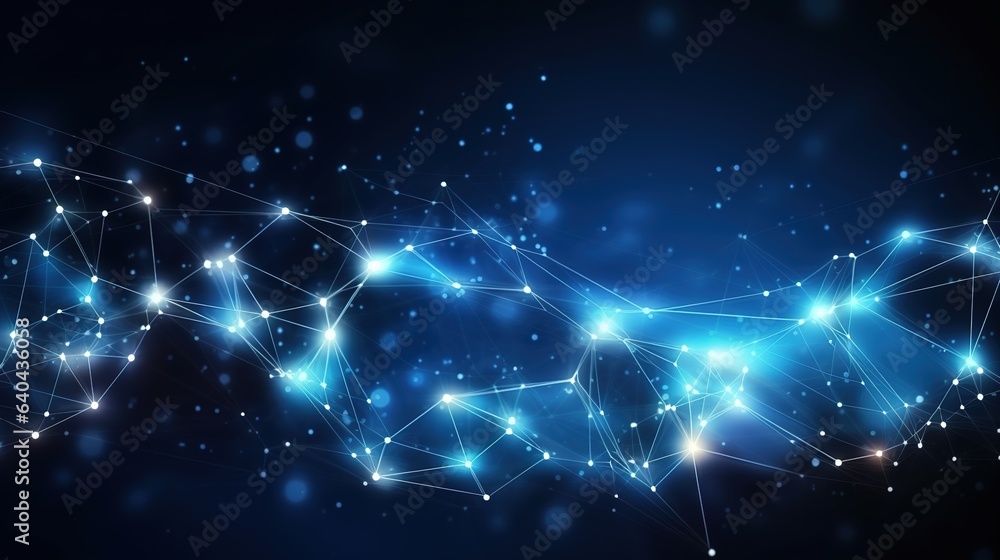 Obraz premium abstract blue background with stars