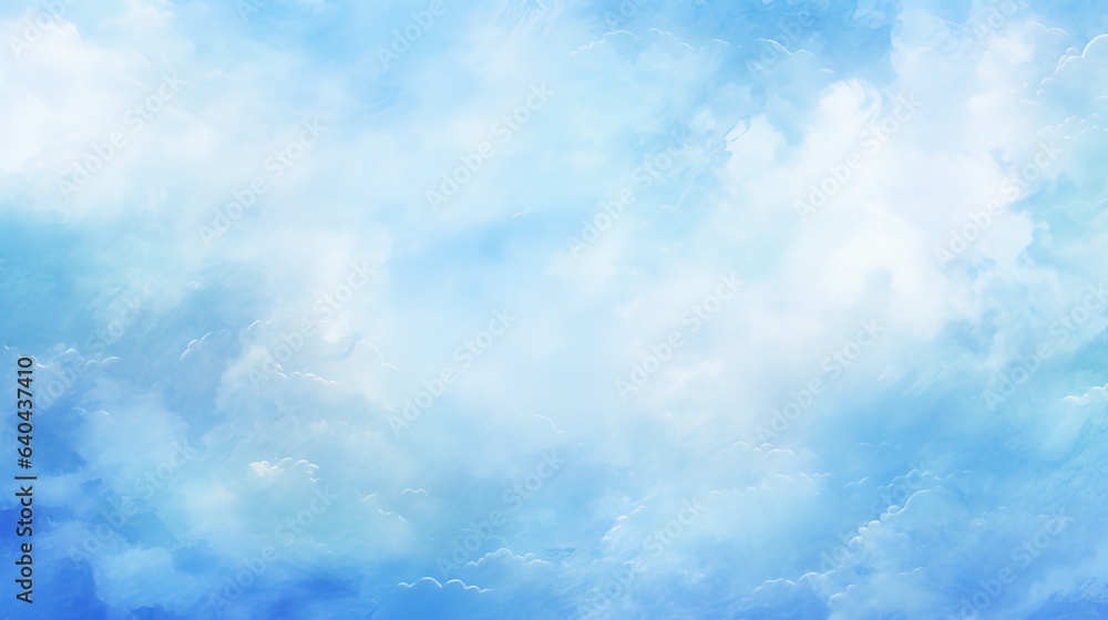 A clear blue sky filled with fluffy white clouds on a sunny summer day A clear blue sky filled with fluffy white clouds on a sunny summer day