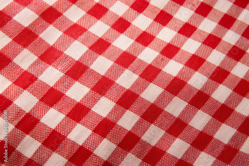 A Captivating Glimpse of Gingham: A Mesmerizing Background Texture Revealing the Intricate Weave and Classic Checkered Pattern