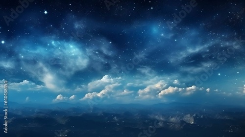 copy space background Night Sky concept 