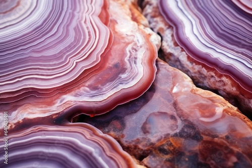 Intricate Patterns and Earthy Hues: A Captivating Agate Stone Background Texture