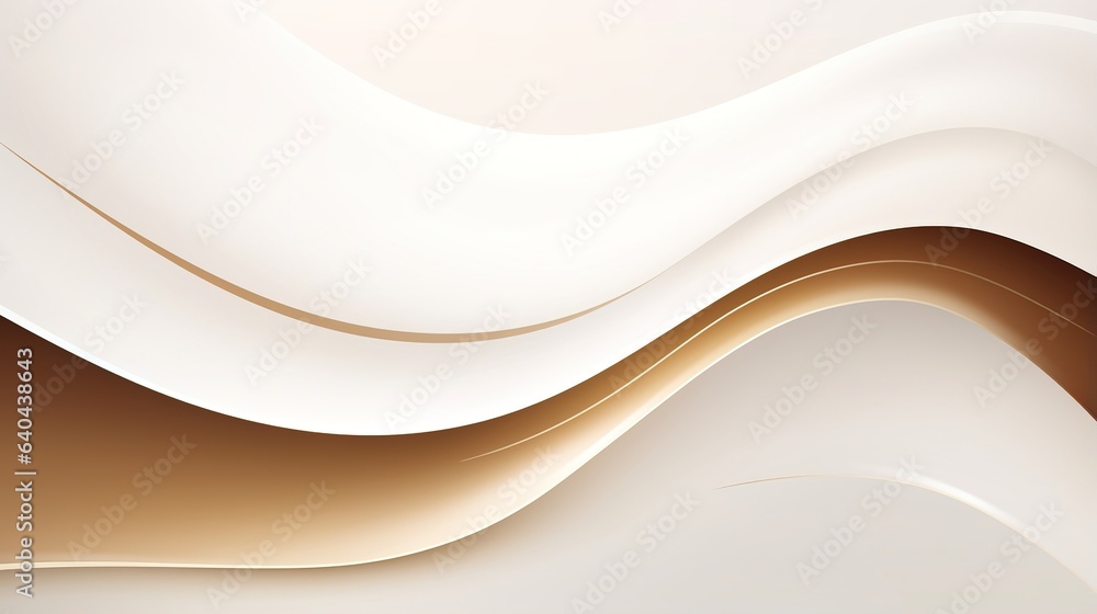 Fototapeta premium Blue abstract wave background with flowing curves and lines for a modern design