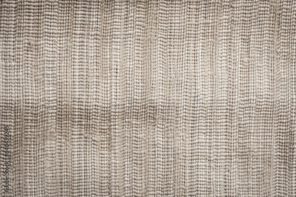 Fototapeta premium Captivating Close-Up: A Macro Shot Revealing the Intricate Details of Ribbed Linen Fabric