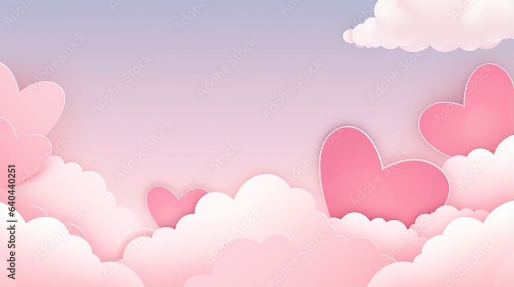 Pink background with hearts, perfect for valentine's day cards or spring decorations Pink background with hearts, perfect for valentine's day cards or spring decorations